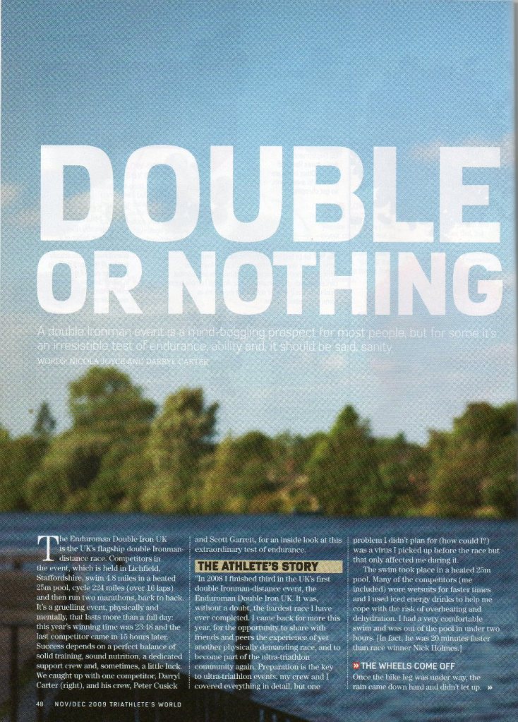 Nov 2009 - Triathletes World P48