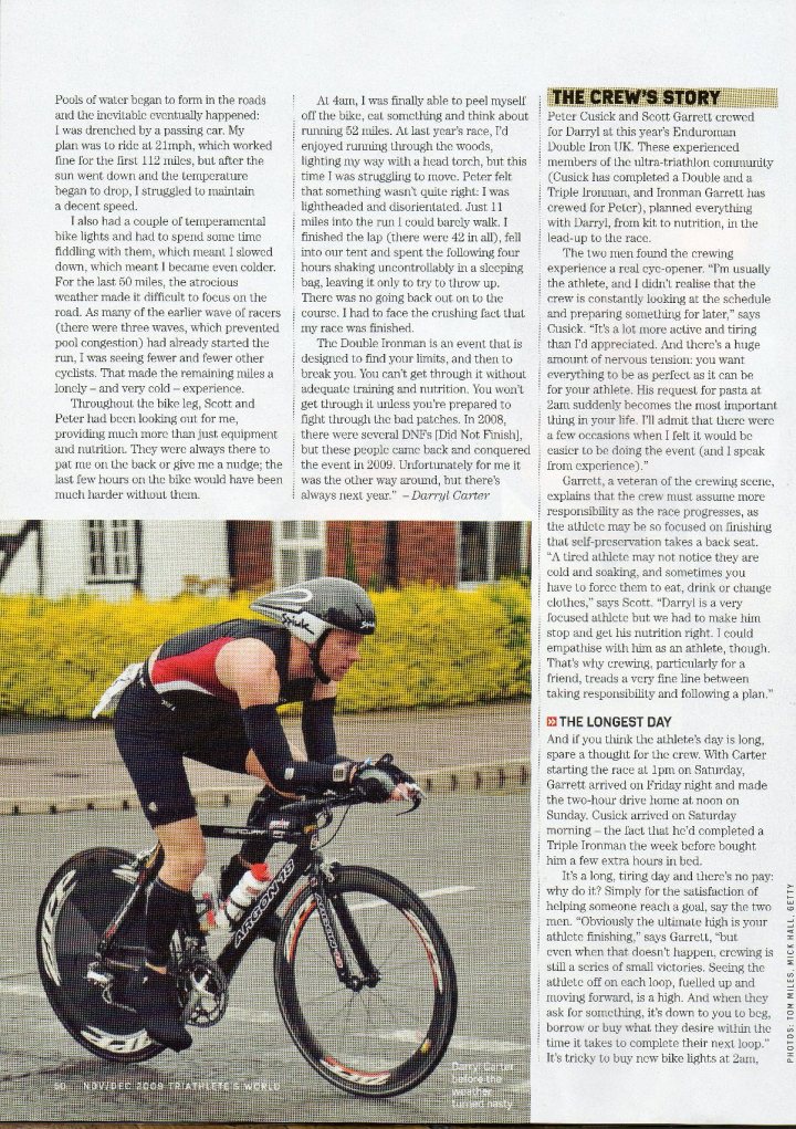Nov 2009 - Triathletes World P50